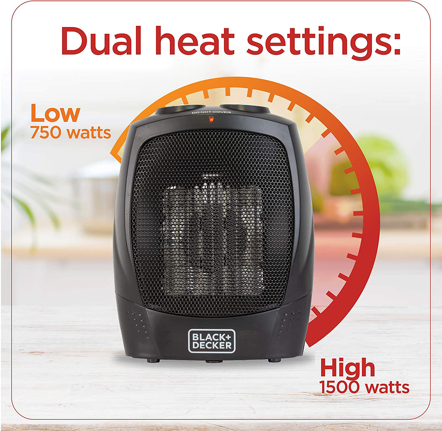 BLACK+DECKER BHDC201 Personal Ceramic Heater