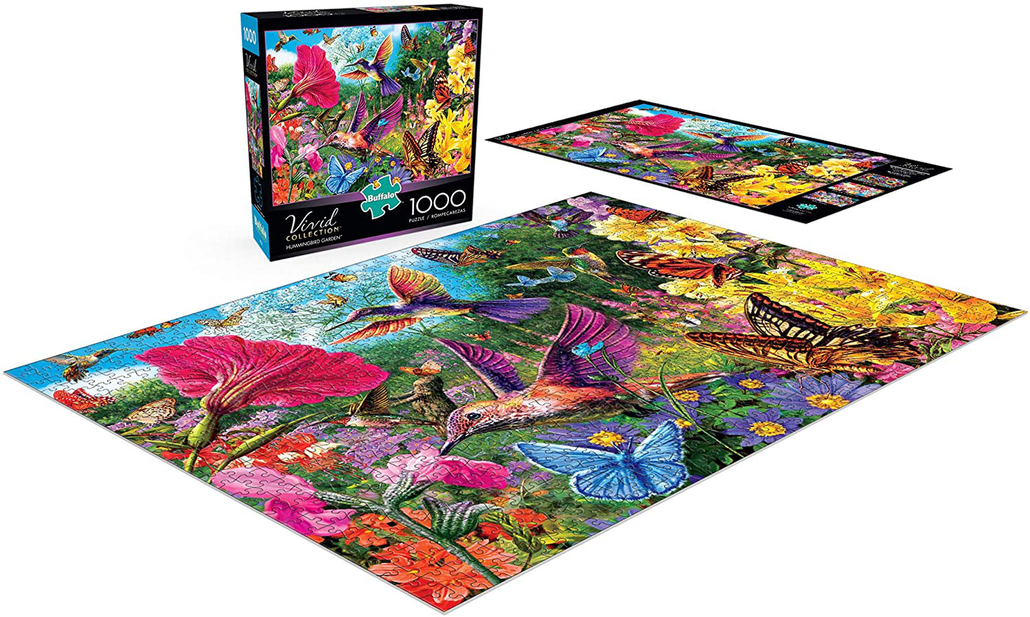 Buffalo Games - Hummingbird Garden - 1000 Piece Jigsaw Puzzle