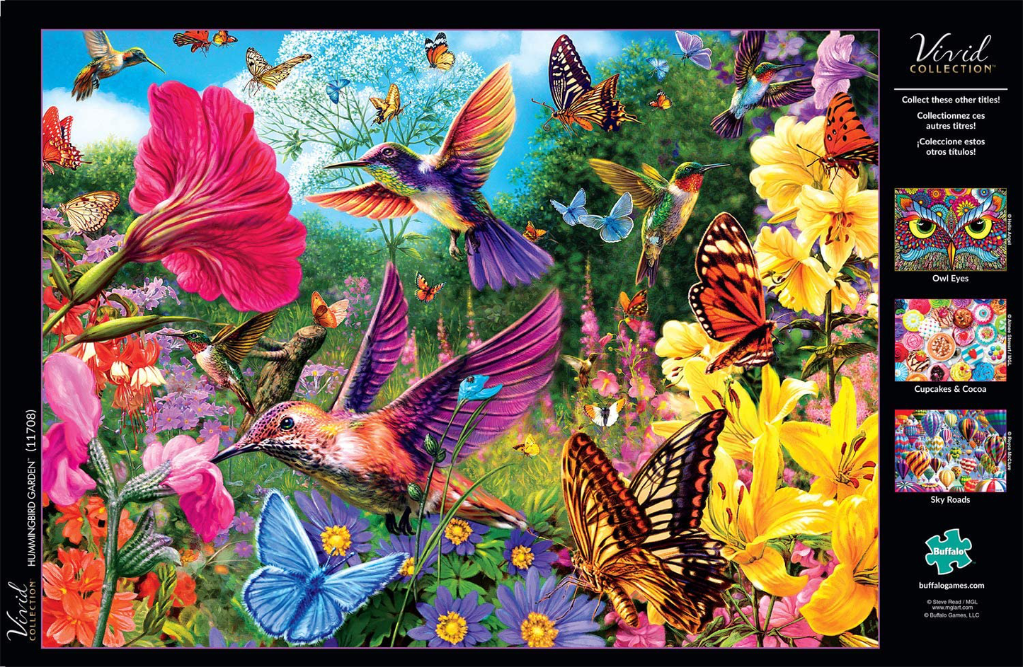 Buffalo Games - Hummingbird Garden - 1000 Piece Jigsaw Puzzle