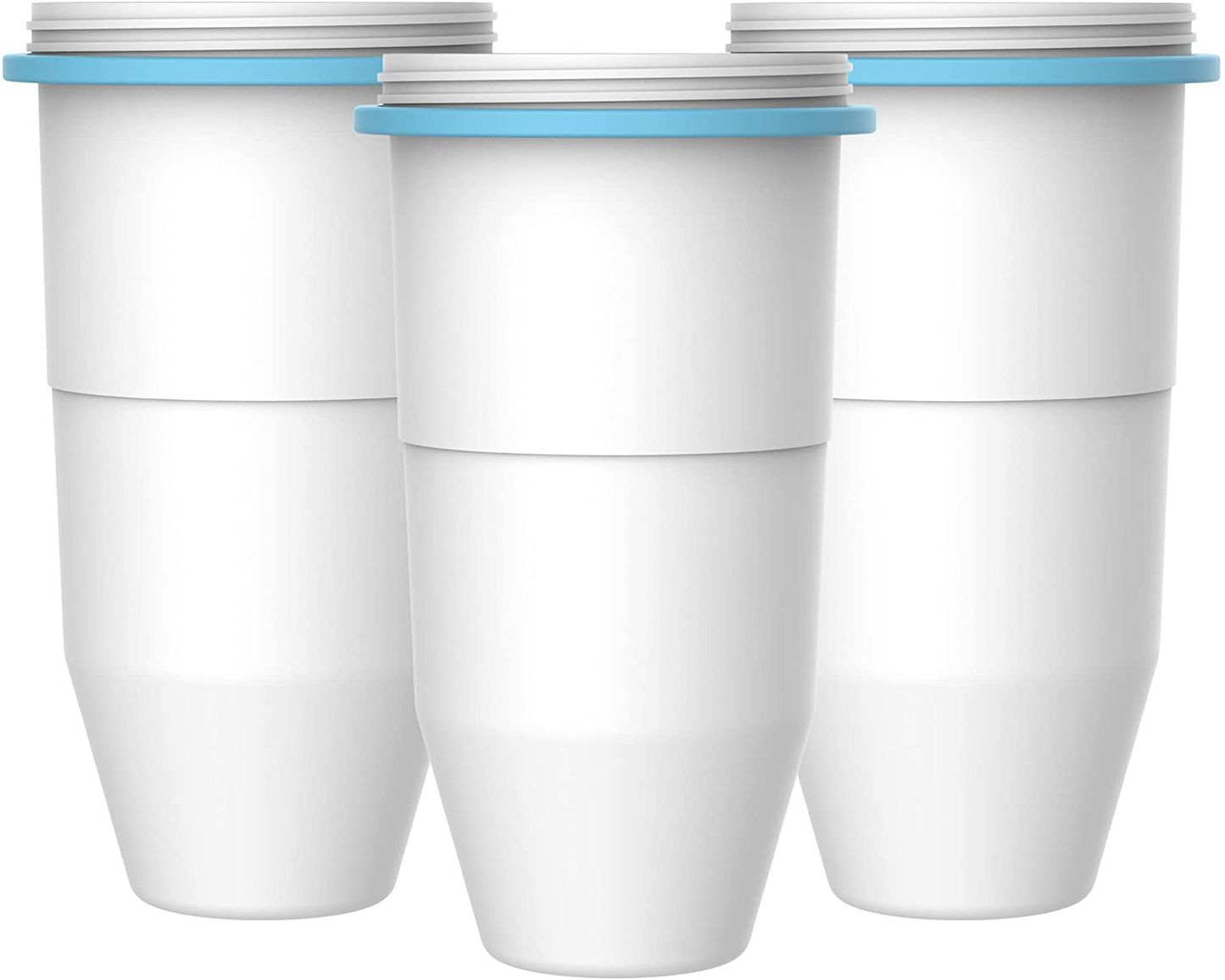AQUA CREST ZR-017 6-Stage Replacement Water Filters, Compatible with Zerowater pitchers and dispensers (3 packs)