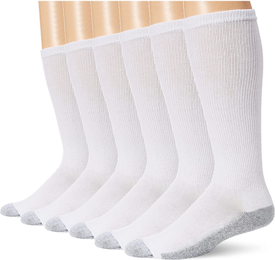Hanes Men's 6-Pack EcoSmart ComfortBlend Over-The-Calf Socks