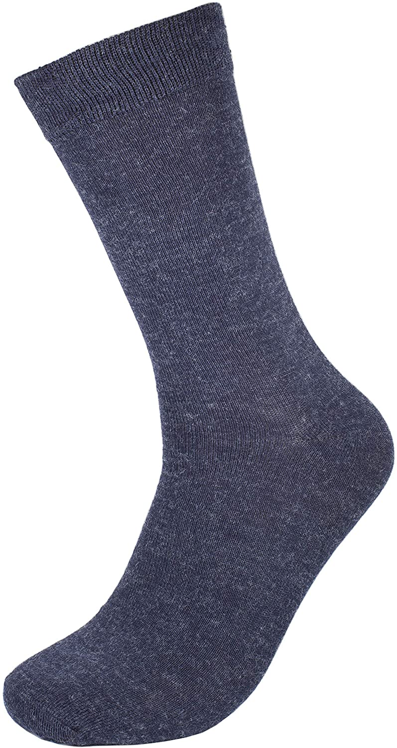 12 Pairs Men Crew Dress Socks