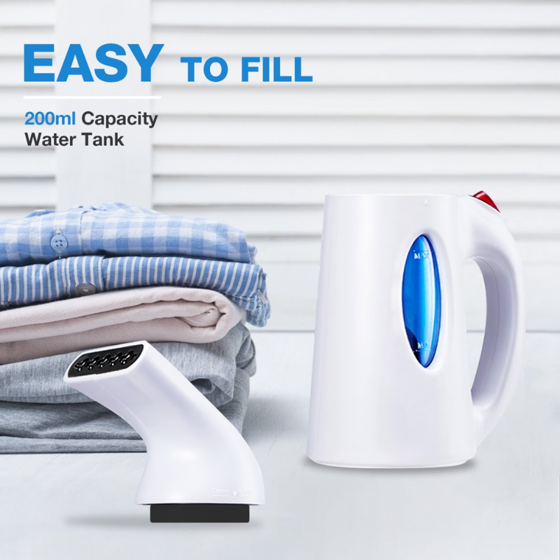 700W Portable Garment Steamer,Auto Shut-Off Function,Wrinkles/Steam/Soften/Clean/Sterilize
