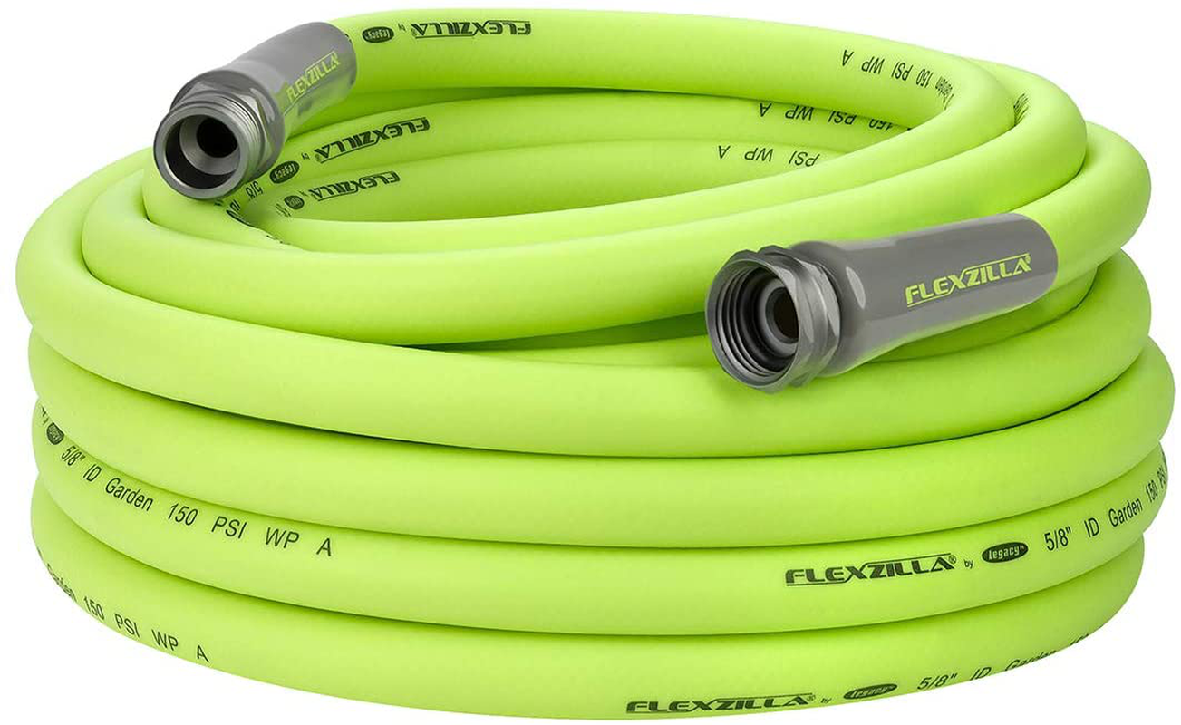 Flexzilla HFZG550YW Garden Lead-In Hose 5/8 In. x 50 ft, Heavy Duty, Lightweight, Drinking Water Safe