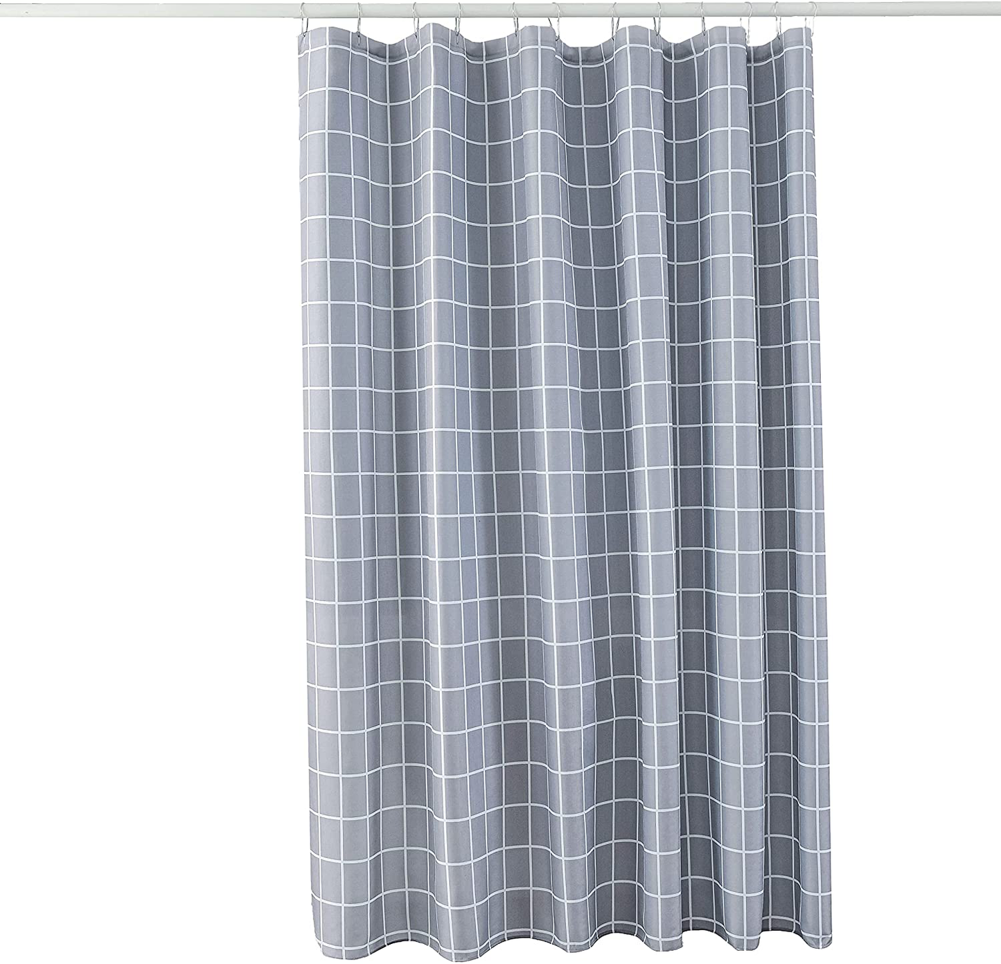 Textured Fabric Shower Curtain - Machine Washable