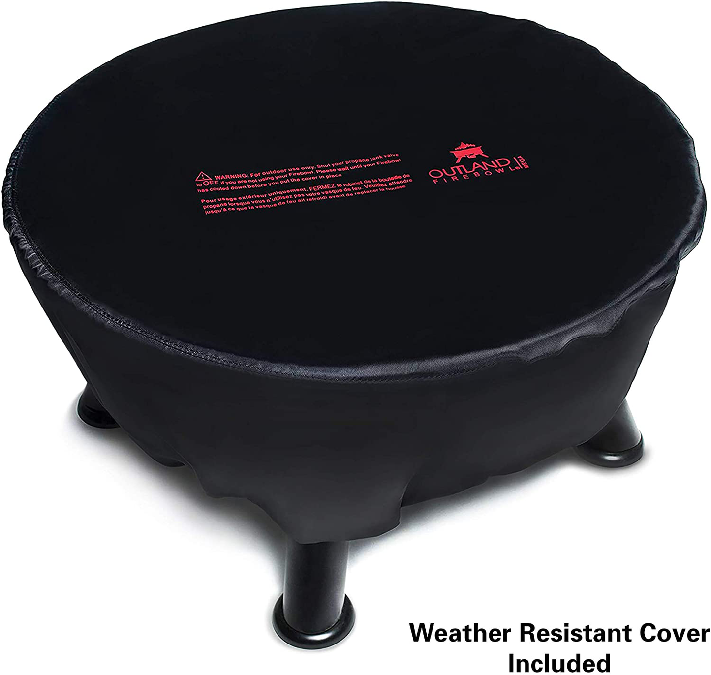 Outland Living Firebowl 883 Mega Outdoor Propane Gas Fire Pit with UV and Weather Resistant Durable Cover