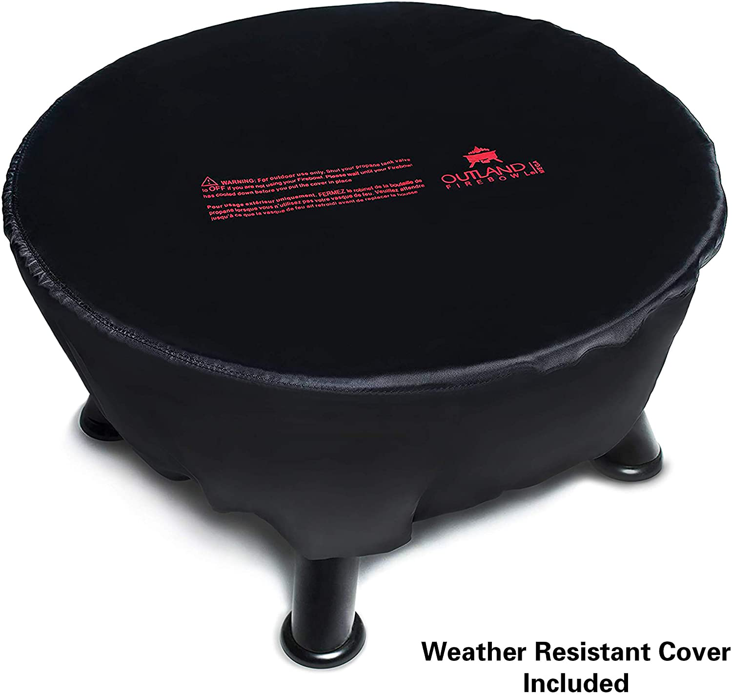 Outland Living Firebowl 883 Mega Outdoor Propane Gas Fire Pit with UV and Weather Resistant Durable Cover