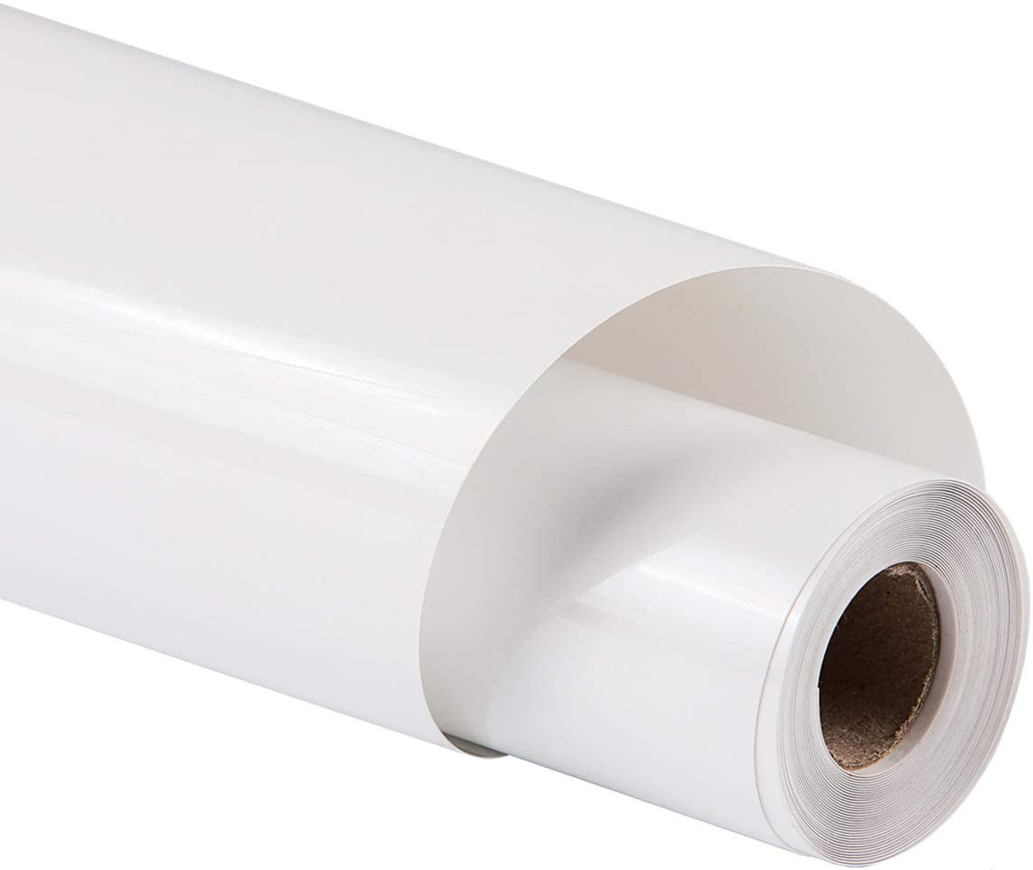 Adhesive Heat Transfer Vinyl for T-Shirts 12" x 8ft Roll Glossy