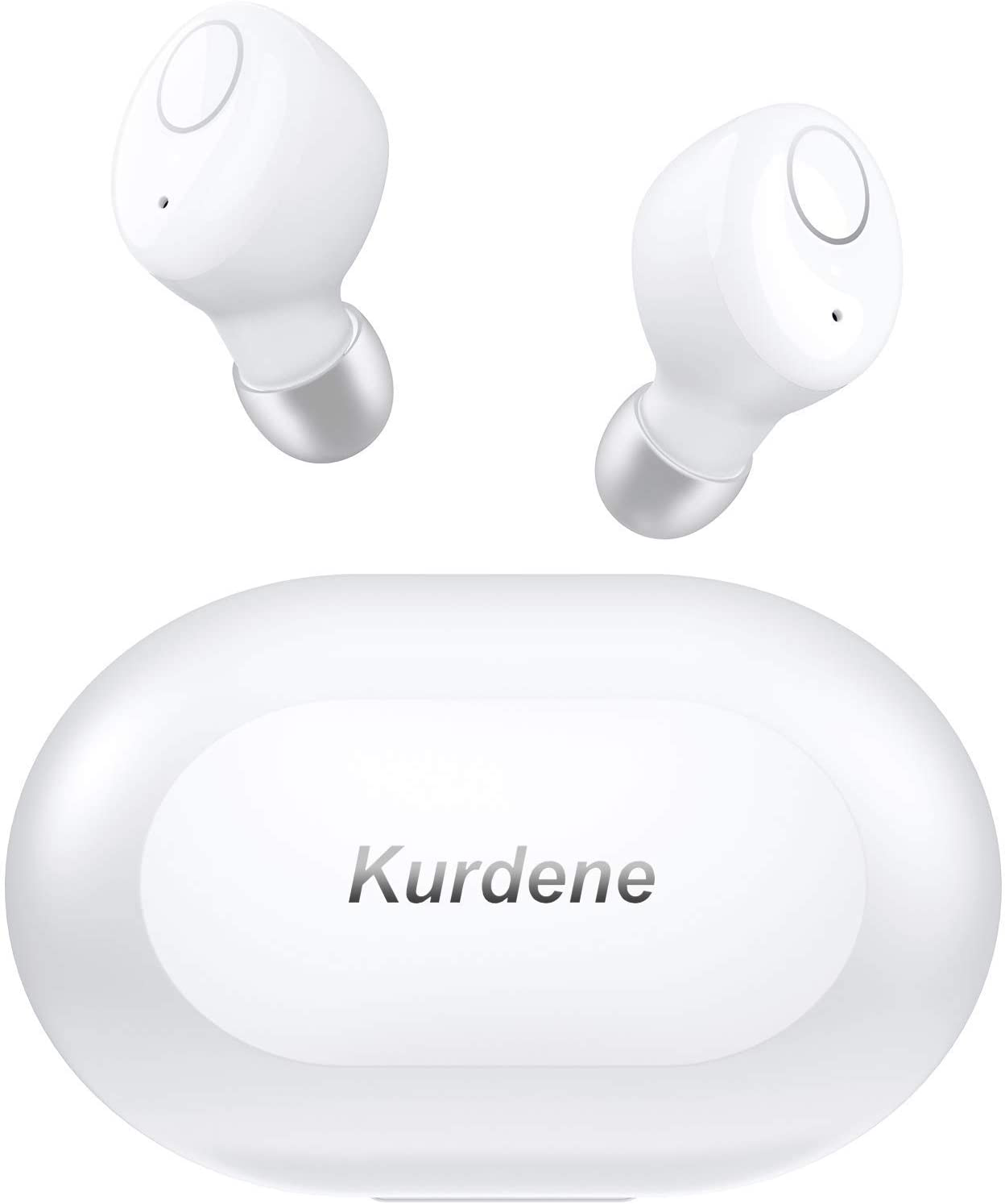 Wireless Earbuds,Bluetooth Earbuds with Charging Case Bass Sounds IPX8 Waterproof Sports Headphones with Mic Touch Control 24H Playtime