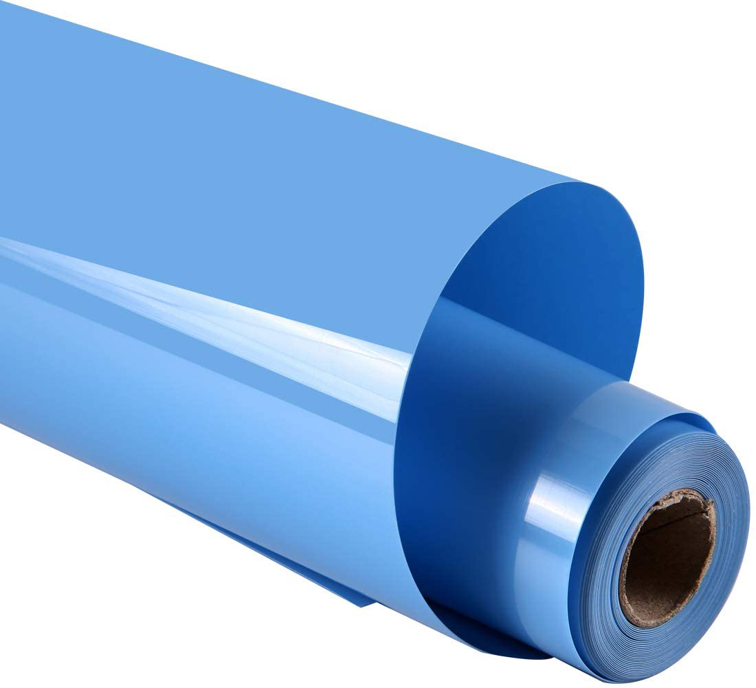 Adhesive Heat Transfer Vinyl for T-Shirts 12" x 8ft Roll Glossy
