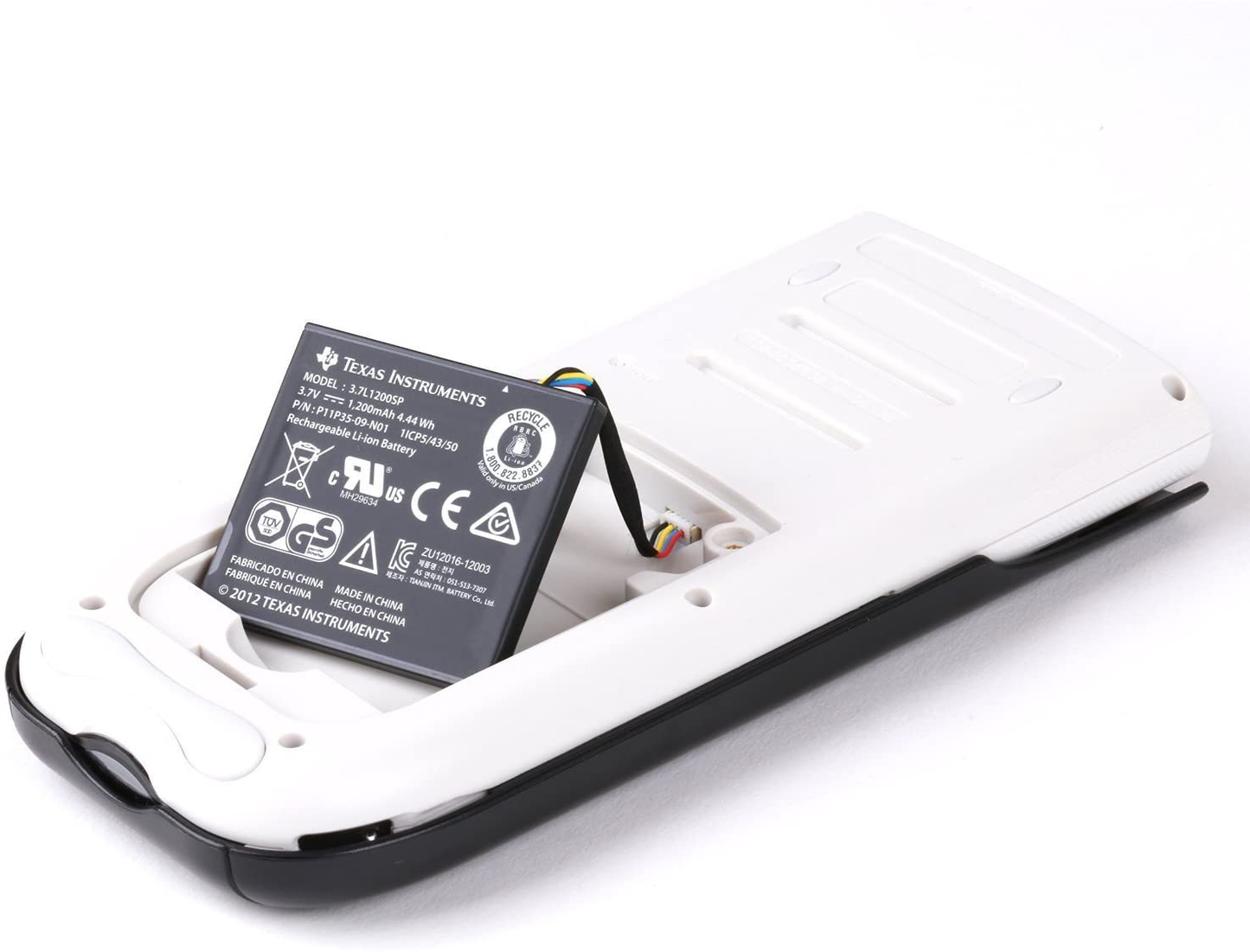 TEXAS INSTRUMENTS Rechargeable Battery for TI-84 C Silver Edition Graphing Calculator + USB Cable (Calculator not Included)