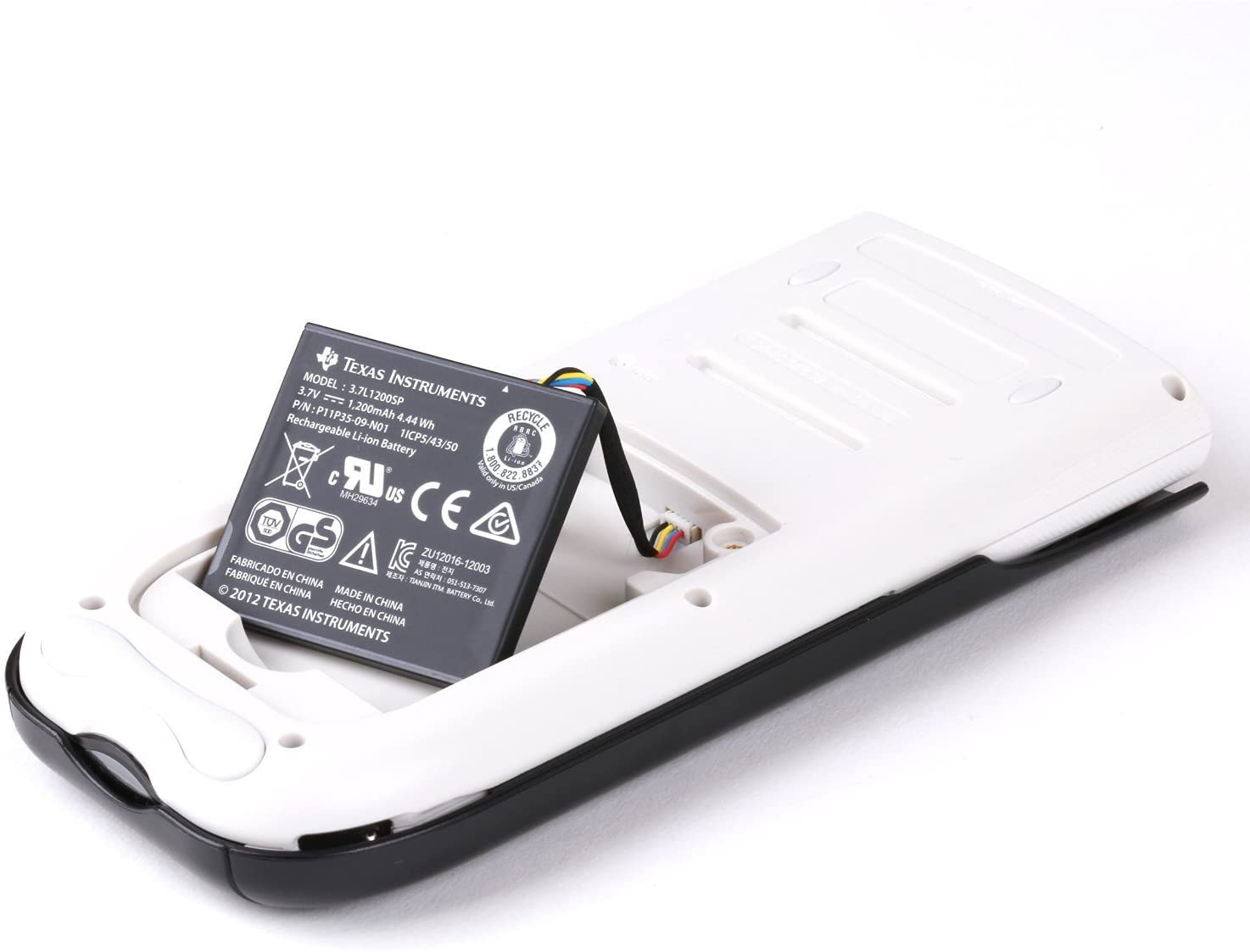 TEXAS INSTRUMENTS Rechargeable Battery for TI-84 C Silver Edition Graphing Calculator + USB Cable (Calculator not Included)