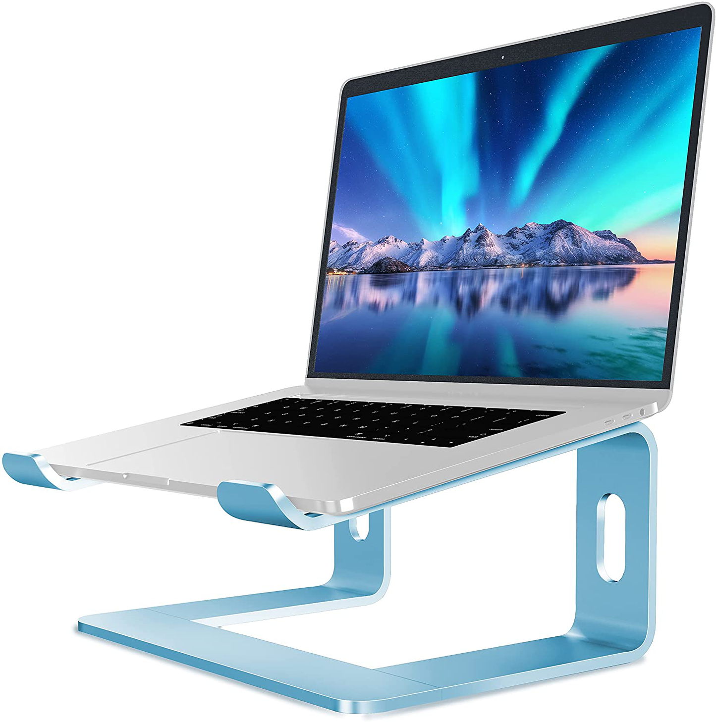 Soundance Laptop Stand, Aluminum Computer Riser, Ergonomic Laptops Elevator for Desk, Metal Holder Compatible with 10 to 15.6 Inches Notebook Computer