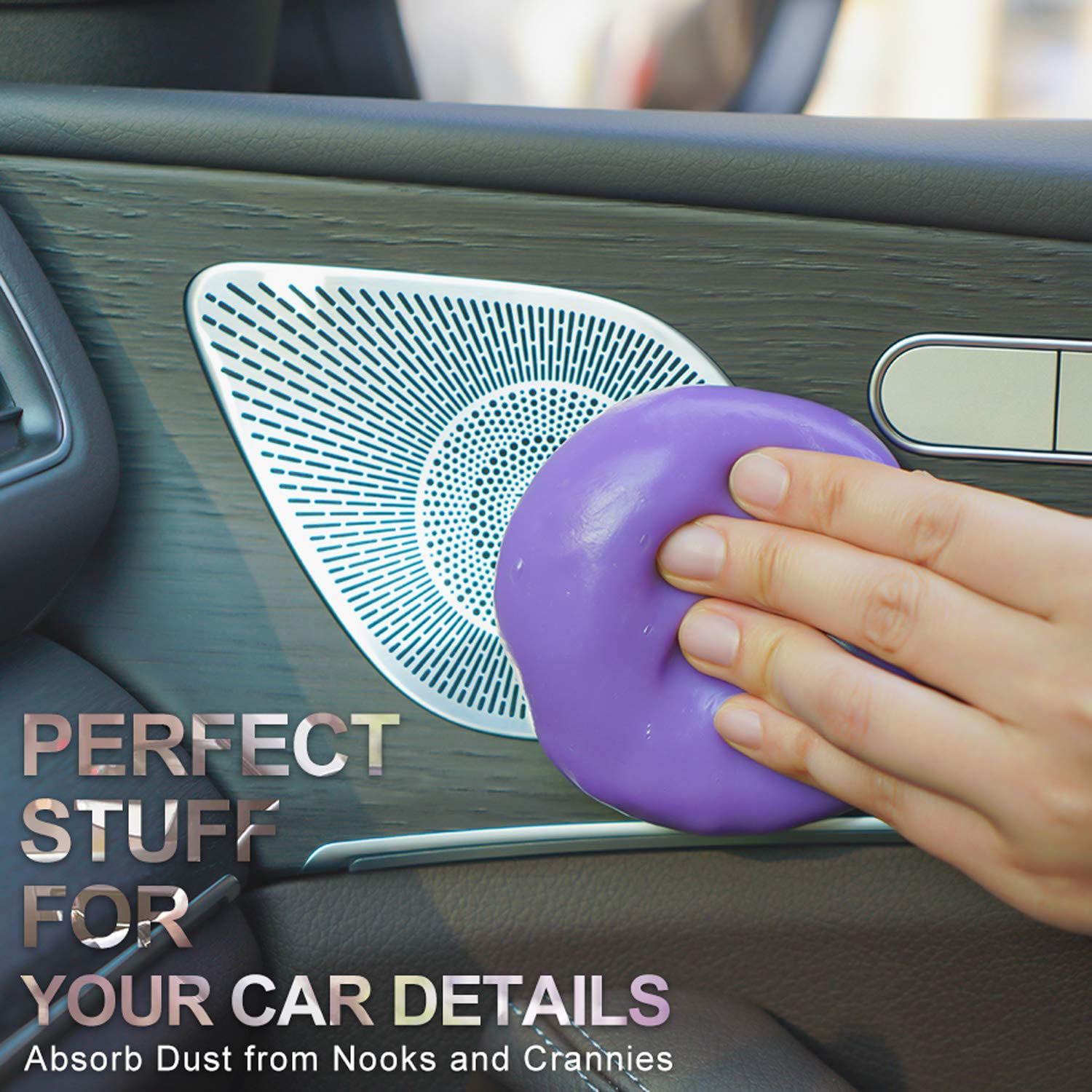TICARVE Cleaning Gel for Car Detailing Putty Car Vent Cleaner Cleaning Putty Gel Auto Detailing Tools Car Interior Cleaner Dust Cleaning Mud for Cars and Keyboard Cleaner Gel Cleaning Slime Purple