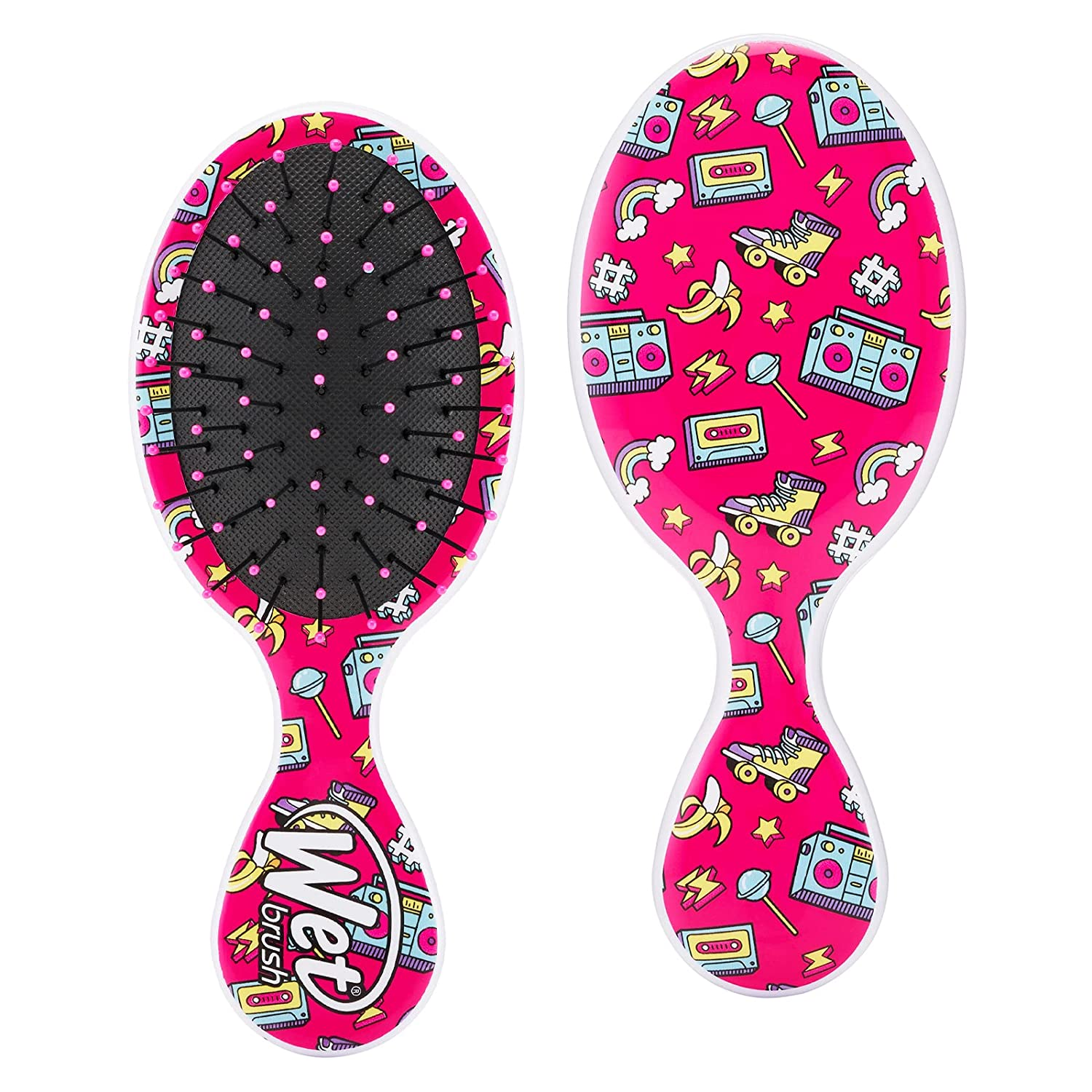 Wet Brush Squirt Detangler Hair Brushes - Llama Happy Hair - Mini Detangling Brush with Ultra-Soft Intelliflex Bristles Glide through Tangles with Ease - Pain-Free Comb for All Hair Types