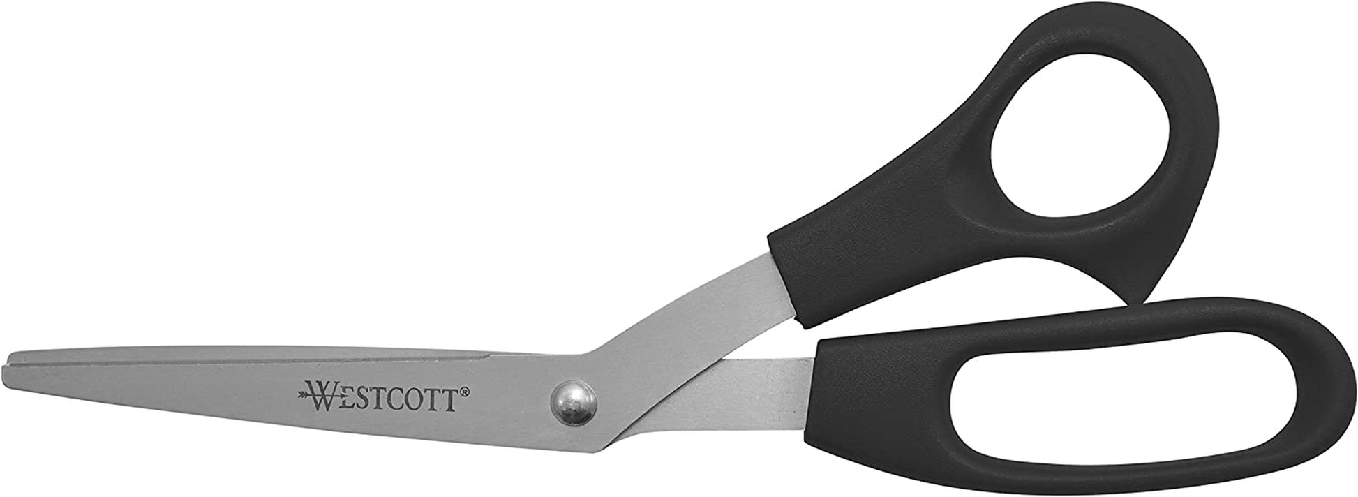 Westcott All Purpose Value Scissors, 8" Bent, Pack of 3, Black (13402)