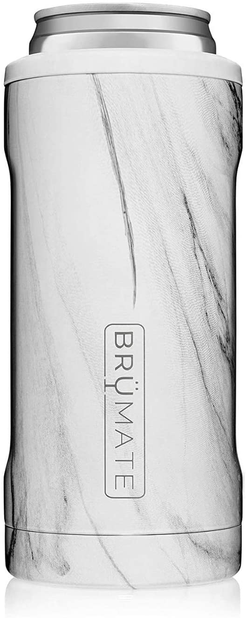 BrüMate Hopsulator Slim Double-walled Stainless Steel Insulated Can Cooler for 12 Oz Slim Cans