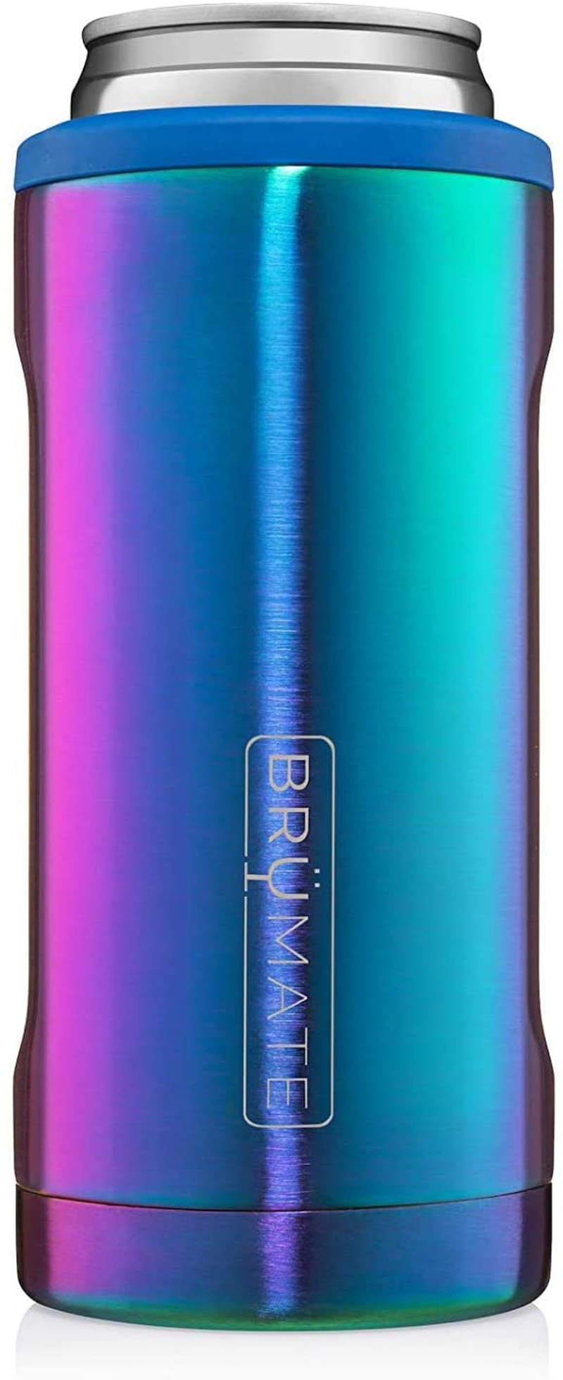 BrüMate Hopsulator Slim Double-walled Stainless Steel Insulated Can Cooler for 12 Oz Slim Cans