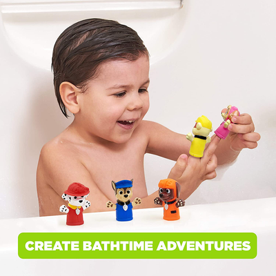 Nickelodeon Paw Patrol Finger Puppets - Party Favors, Educational, Bath Toys