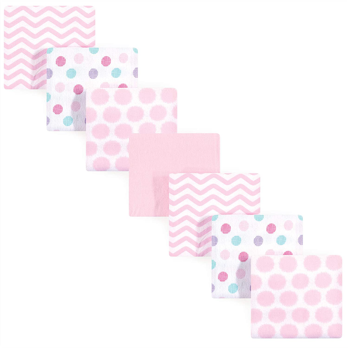 Luvable Friends Unisex Baby Cotton Flannel Receiving Blankets Bundle, Abc, One Size