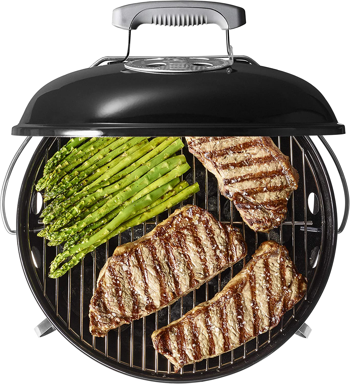 Weber 40020 Smokey Joe Premium 14-Inch Portable Grill , Black