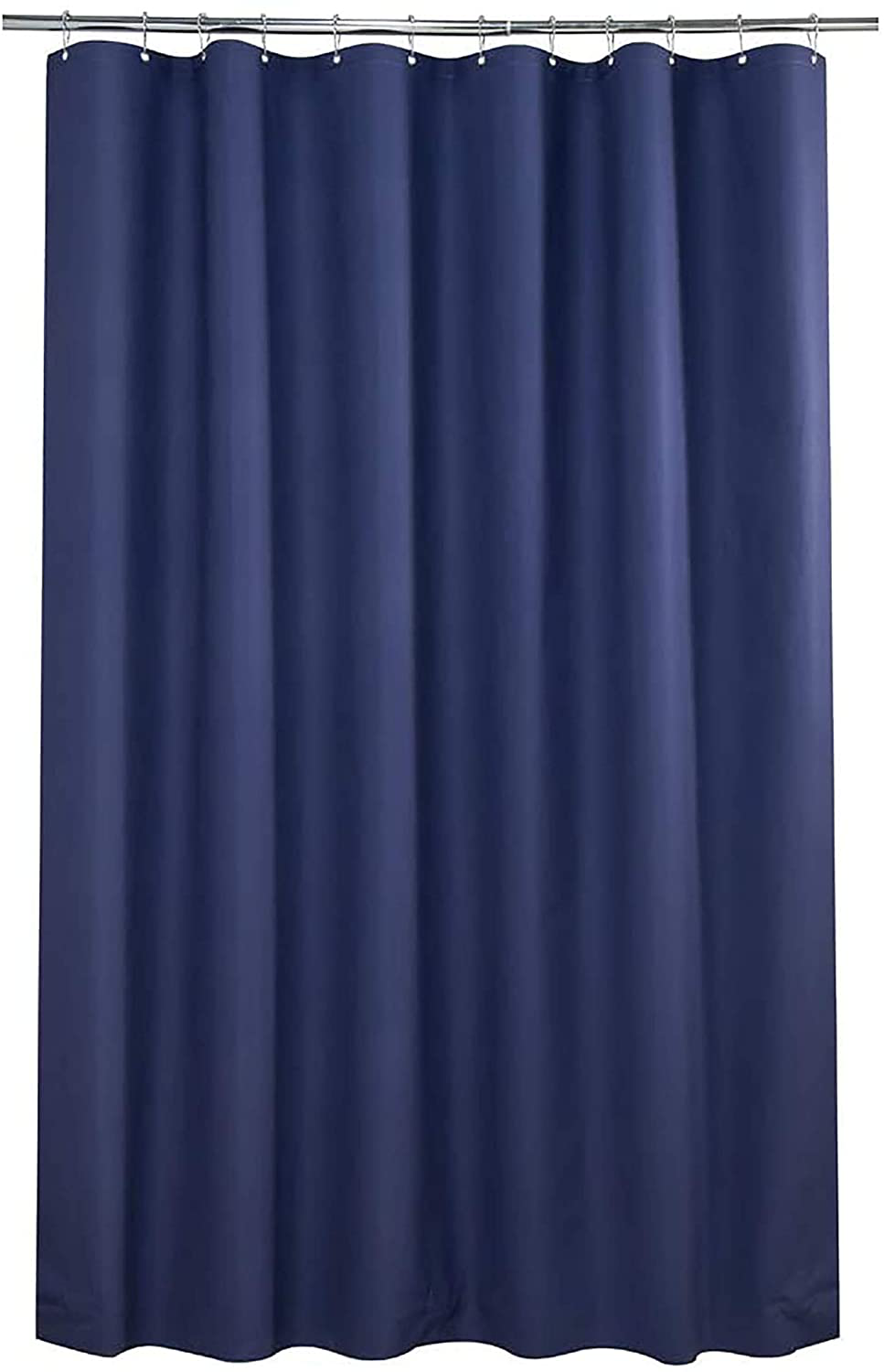 AmazerBath Plastic Shower Curtain Liner, Thick Bathroom Shower Curtains with Heavy Duty Clear Stones and Grommet Holes