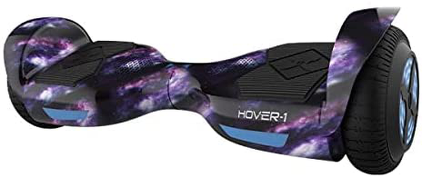 Hover-1 Helix Electric Hoverboard | 7MPH Top Speed, 4 Mile Range, 6HR Full-Charge, Built-In Bluetooth Speaker, Rider Modes: Beginner to Expert, Iridescent