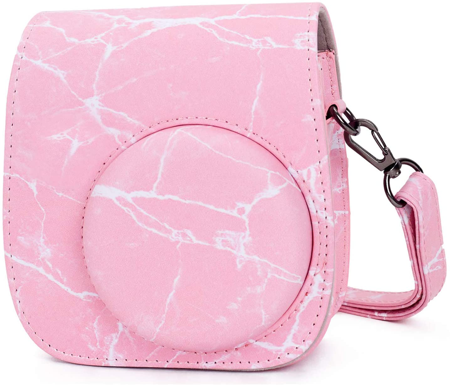 Phetium Instant Camera Case Compatible with Instax Mini 11,PU Leather Bag with Pocket and Adjustable Shoulder Strap