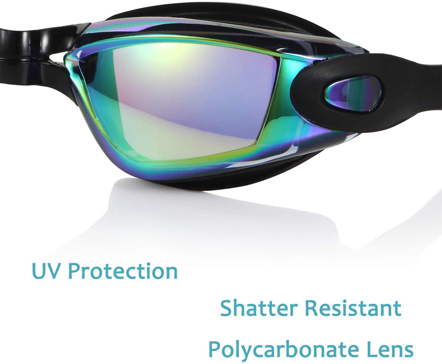 Aegend Swim Goggles, Swimming Goggles No Leaking Anti Fog Adult Men Women Youth