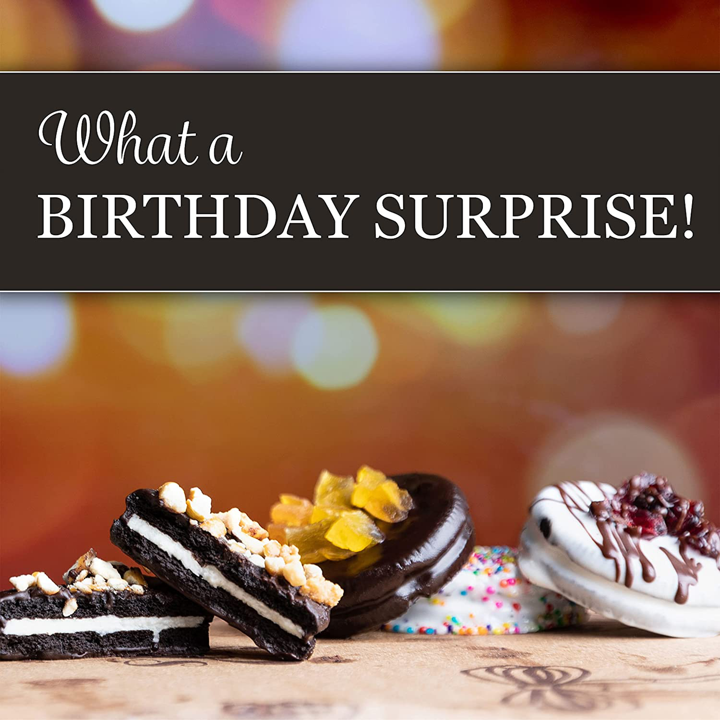 Barnett’S Chocolate Cookies Birthday Gift Basket for Women & Men Gourmet Happy Birthdays Cake Box Arrangements Husband Wife Mom Dad Unique Cookie Baskets Flavors Idea Boyfriend, Girlfriend
