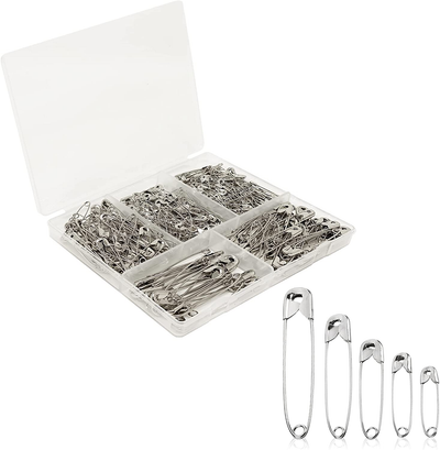 Mr. Pen- Safety Pins, Safety Pins Assorted, 300 Pack, Assorted Safety Pins, Safety Pin, Small Safety Pins, Safety Pins Bulk, Large Safety Pins, Safety Pins for Clothes