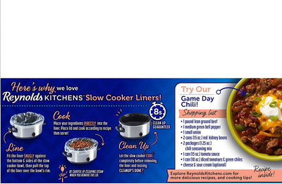 Reynolds Kitchens Slow Cooker Liners