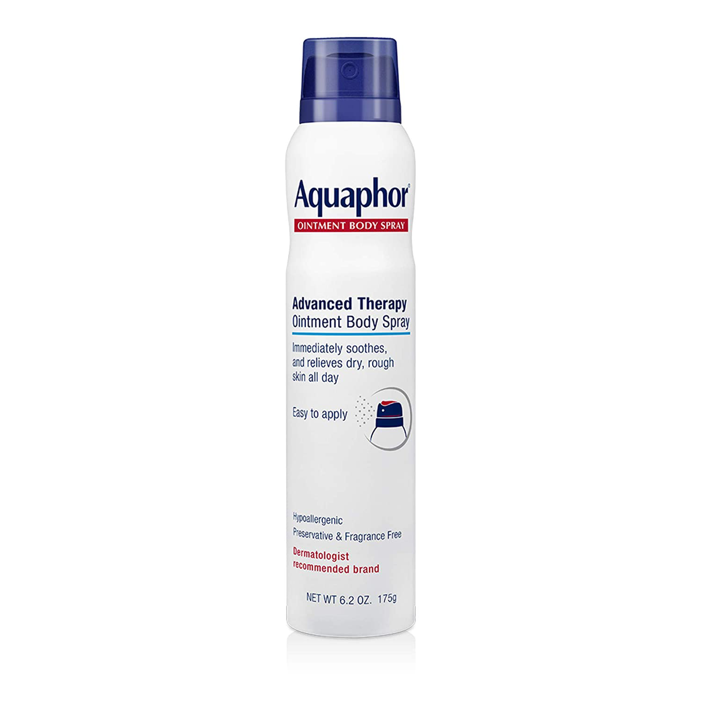 Aquaphor Ointment Body Spray - Moisturizes and Heals Dry, Rough Skin - 6.2 Spray Can