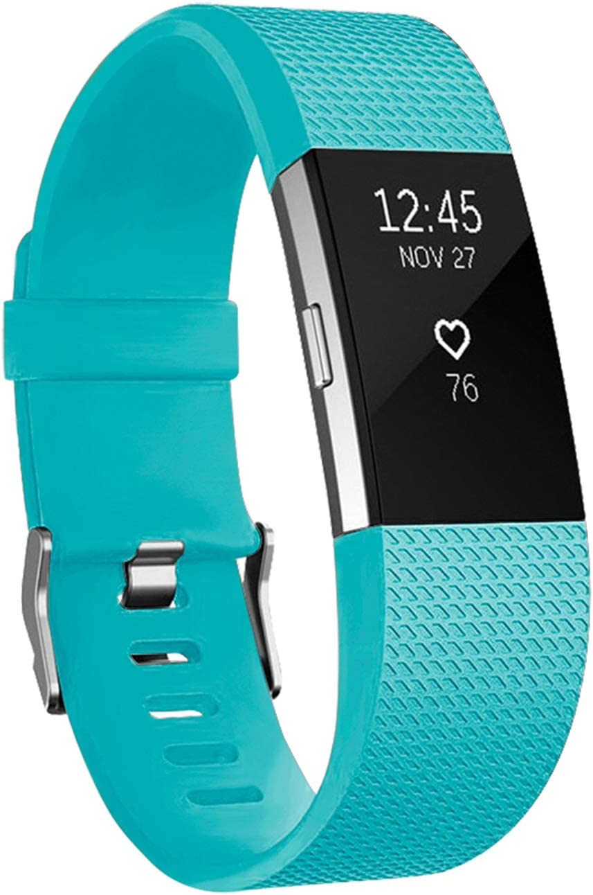 Replacement Bands Compatible for Fitbit Charge 2, Classic & Special Edition Adjustable Sport Wristbands
