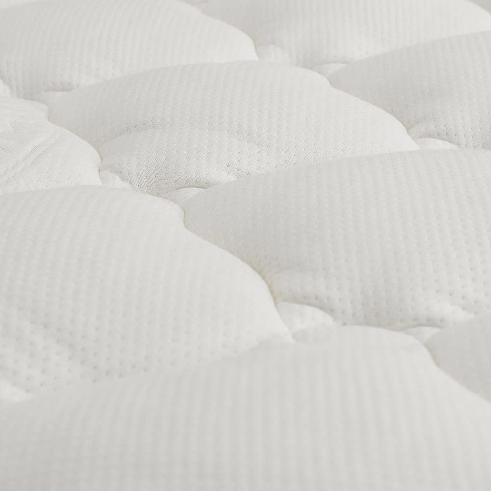 ExceptionalSheets Bamboo Mattress Pad with Fitted Skirt - Extra Plush Rayon from Bamboo Cooling Topper - Removable Pillowtop Mattress Pad - California King Size