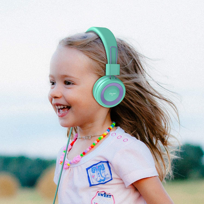 Elecder i37 Kids Headphones Children Girls Boys Teens Foldable Adjustable On Ear Headphones 3.5mm Jack