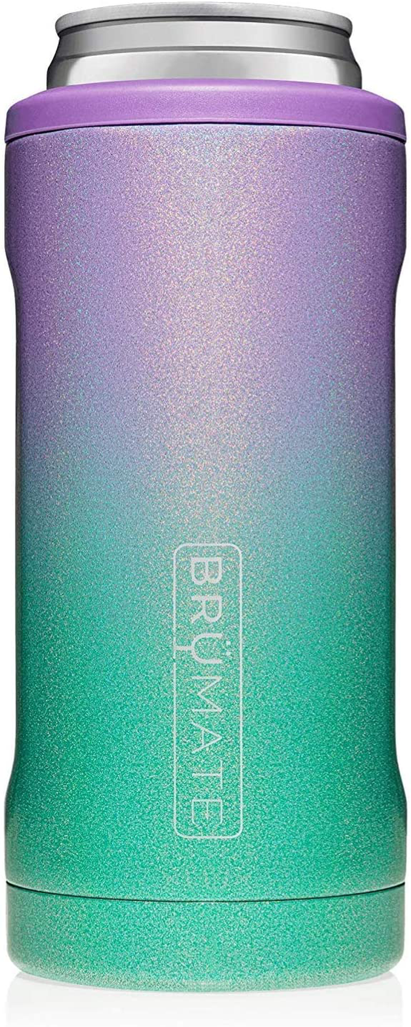 BrüMate Hopsulator Slim Double-walled Stainless Steel Insulated Can Cooler for 12 Oz Slim Cans
