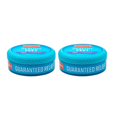 O'Keeffe's Healthy Feet Foot Cream, 3.2 ounce Jar, (Pack of 2)