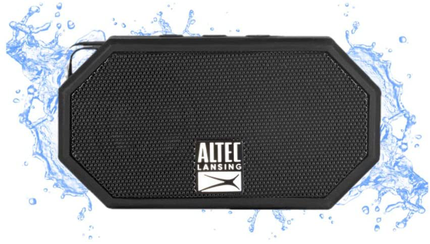 Altec Lansing Mini H2O - Wireless Bluetooth Waterproof Speaker, Floating, IP67, Portable, Strong Bass, Rich Stereo System, Microphone, 30 Ft Range, Lightweight, 6-Hour Battery, Mint (IMW257-MNT-GRP)