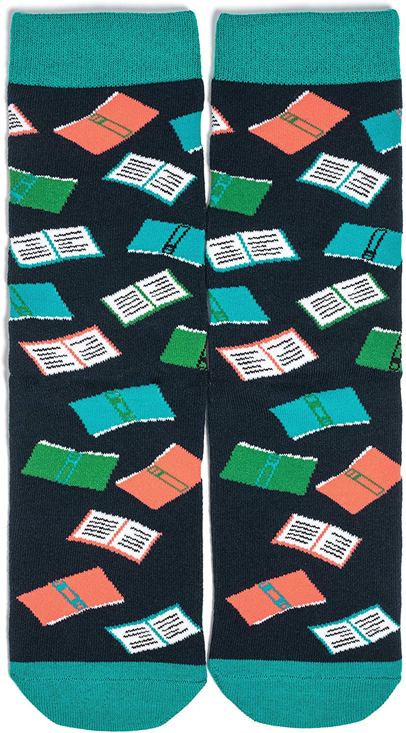 Funny Nerd Socks - Gift for Teachers, Students, Book Lovers, Math, Science Geeks
