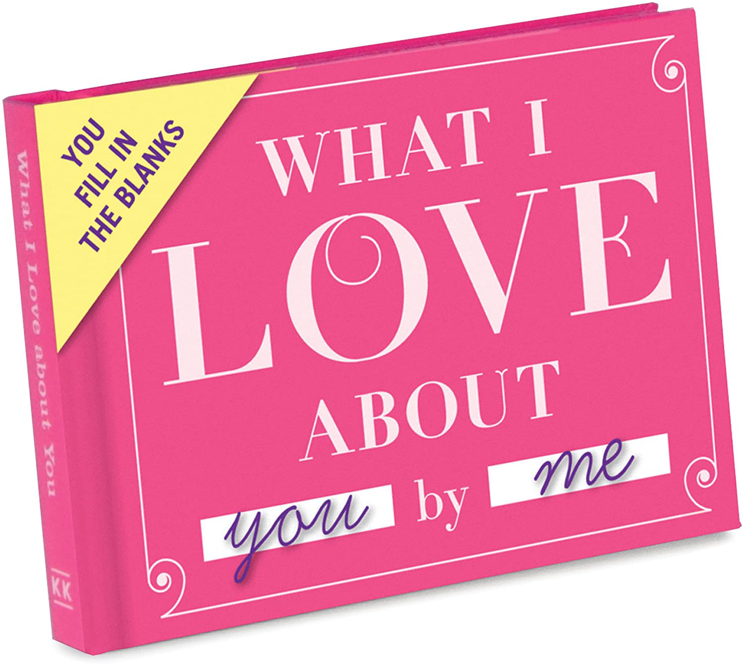 Knock Knock What I Love about You Fill in the Love Book Fill-in-the-Blank Gift Journal, 4.5 x 3.25-Inches