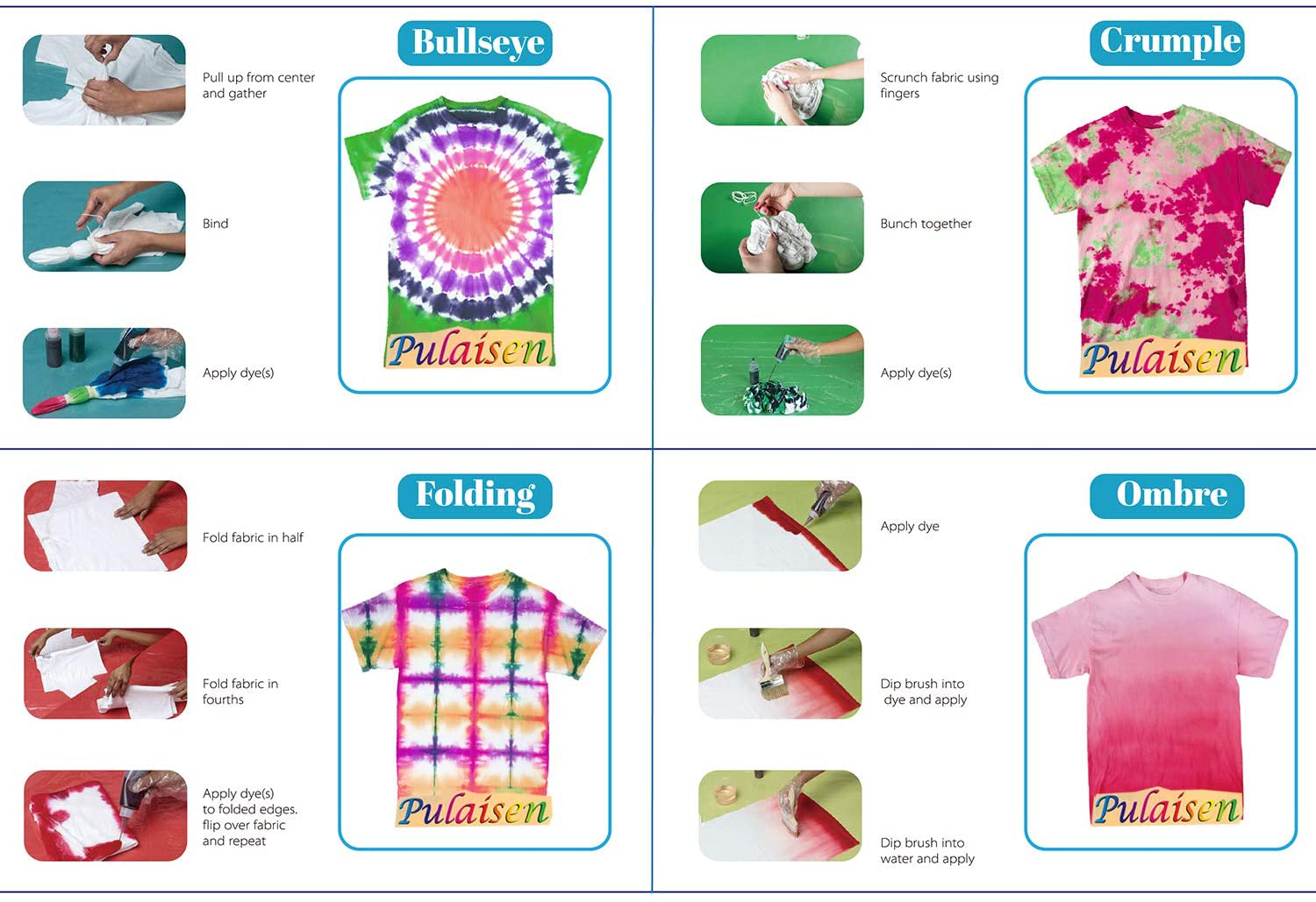 Tie Dye Kits One-Step Fabric Dye Art Party Set, DIY Gift, Textile, T-Shirt, Canvas for Adults, Women, Men, Artist, Kids(18 Colors)