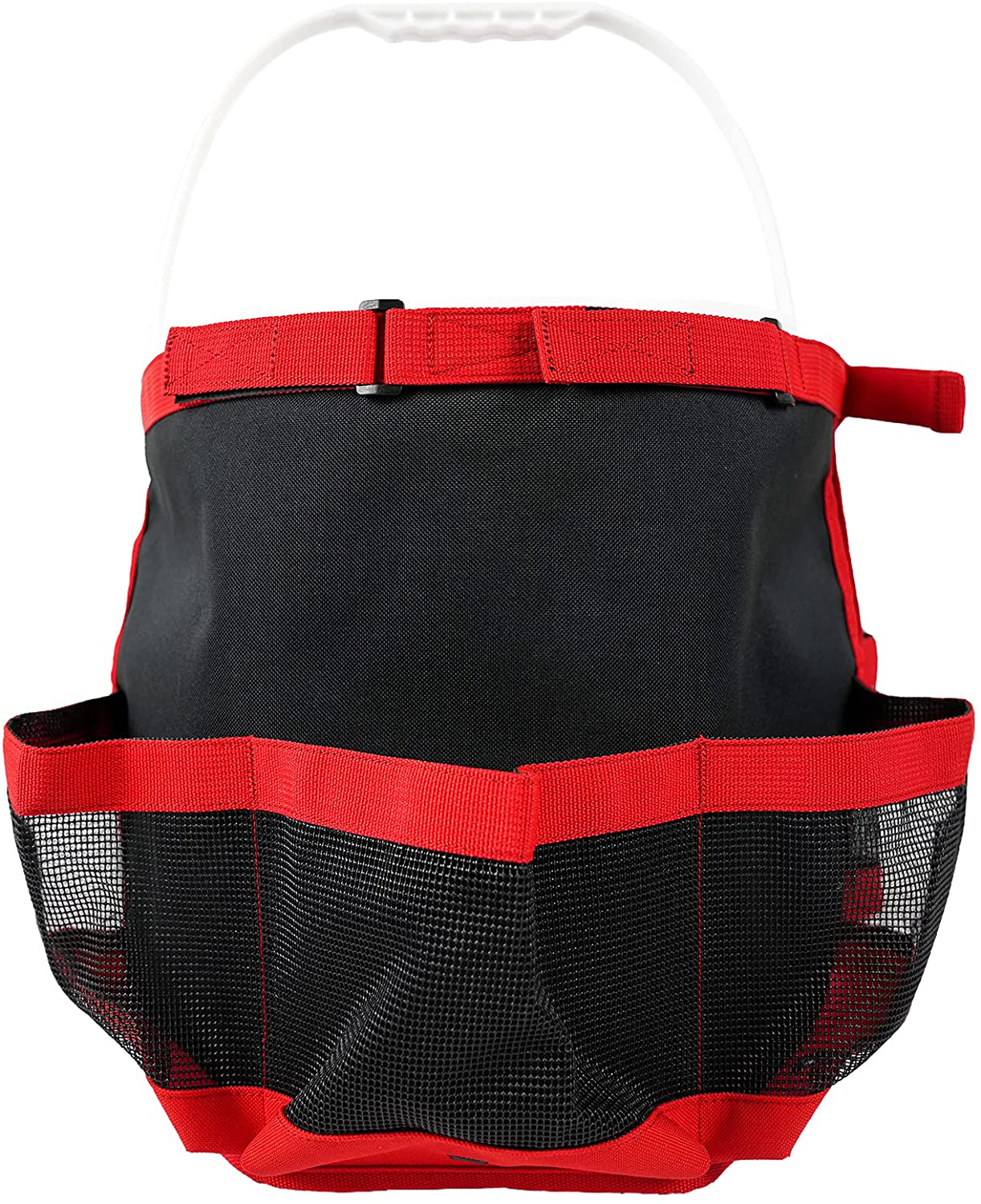 KUNN Car wash bucket tool organizer for 5 Gallon Bucket with Towel Holder Ring ,Soap pockets cleaning bucket organizer Water-resistant Mesh Pockets for Clean Supplier , Car Wash Supplier