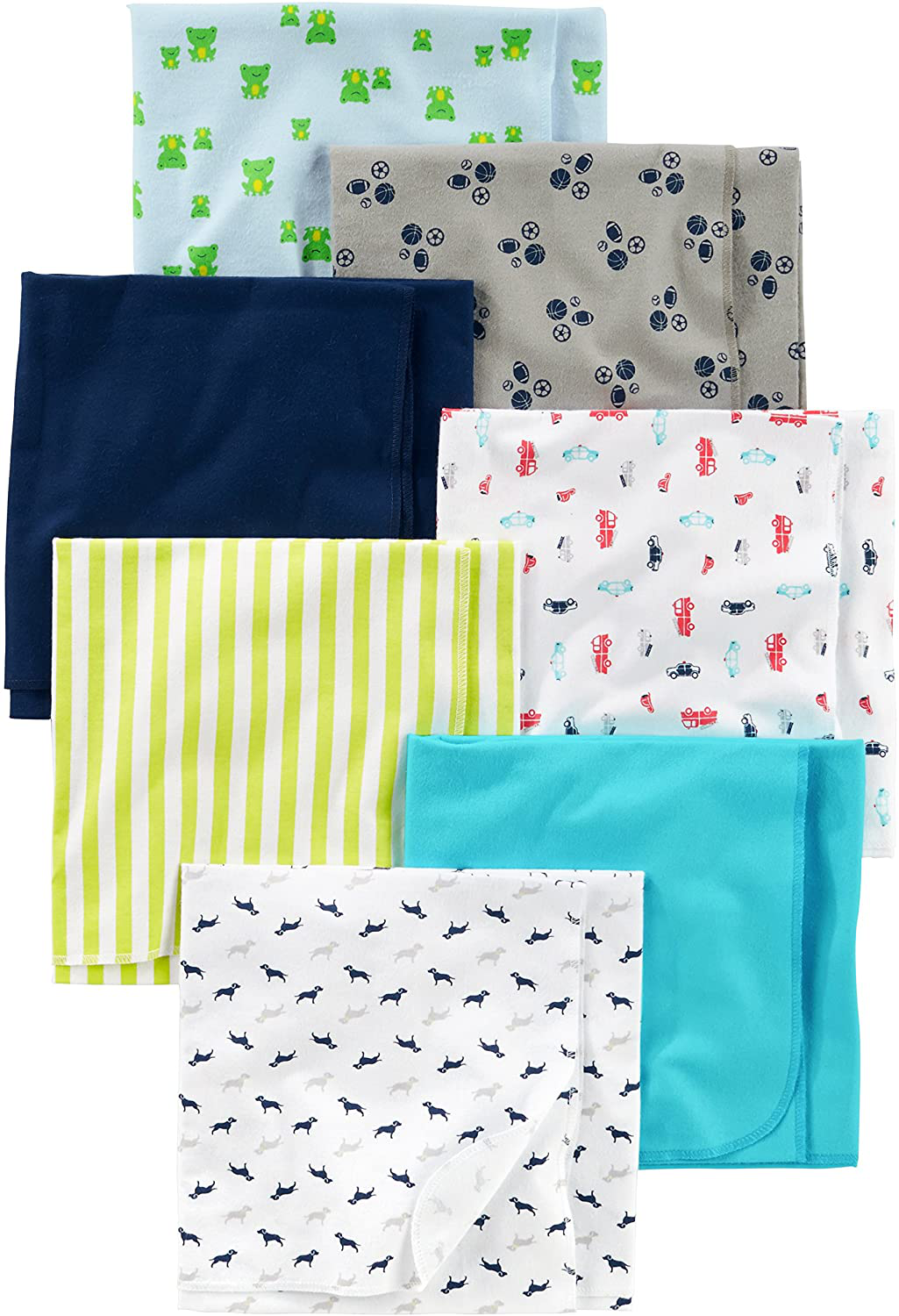 Simple Joys by Carter's Baby 7-Pack Flannel Receiving Blankets