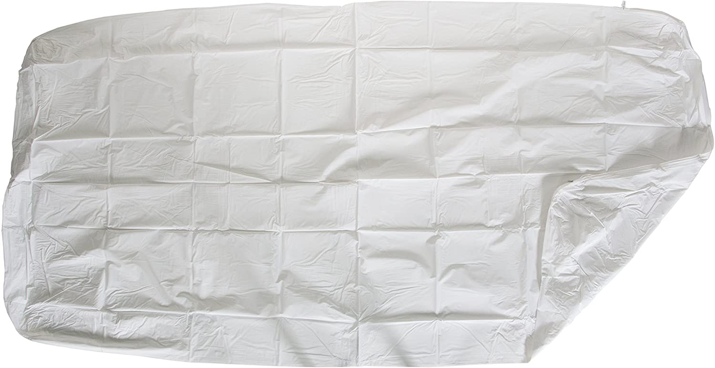 PCP Waterproof Slip-On Mattress Cover, White, 36 X 80 inch (6211)