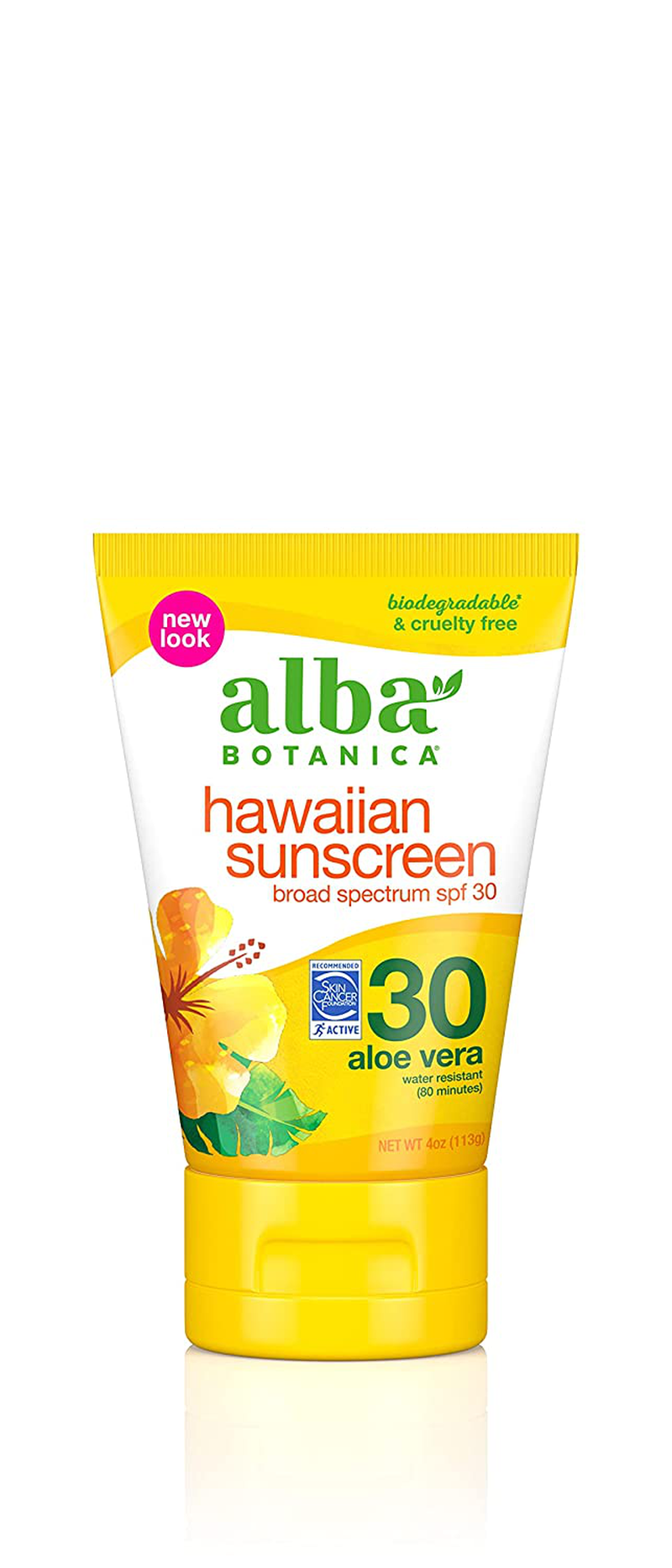 Alba Botanica Sunscreen Lotion, Sensitive Mineral, SPF 30, Fragrance Free, 4 Oz