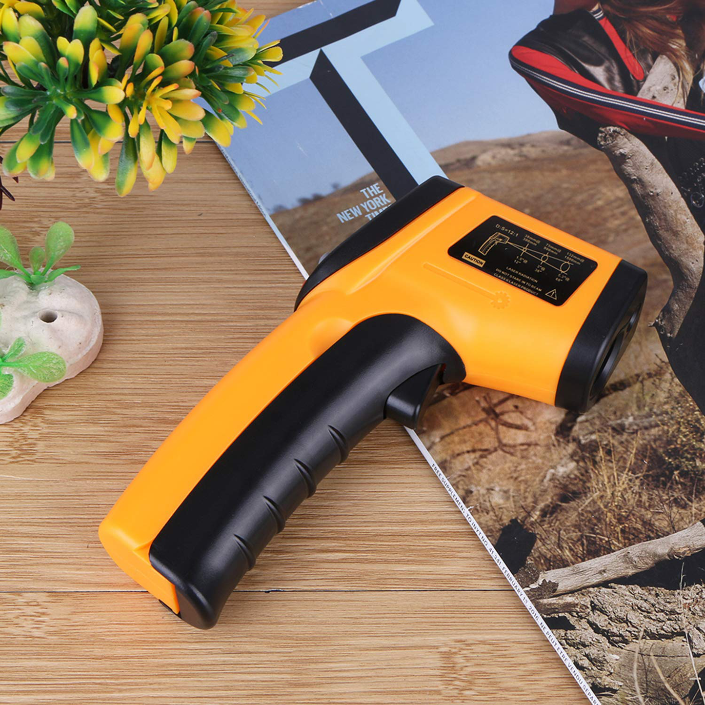 Goolrc Digital Infrared Thermometer Laser Temperature Gun -50-380°C/-58℉-716℉ Non-Contact with Backlight