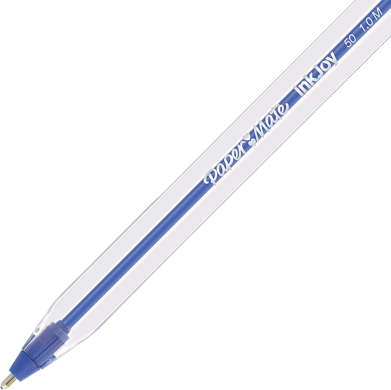 Paper Mate 2014534 Inkjoy 50ST Ballpoint Pens, Medium Point (1.0Mm), Blue, 60 Count