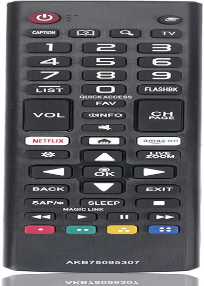 AKB75095307 Remote Control Replacement Fit for LG LED LCD TV 43UJ6500 43UJ6560 49UJ6500 49UJ6560 55UJ6520 55UJ6540 55UJ6580 60UJ6540 24Lm520D 24LM520S 28Lm520S