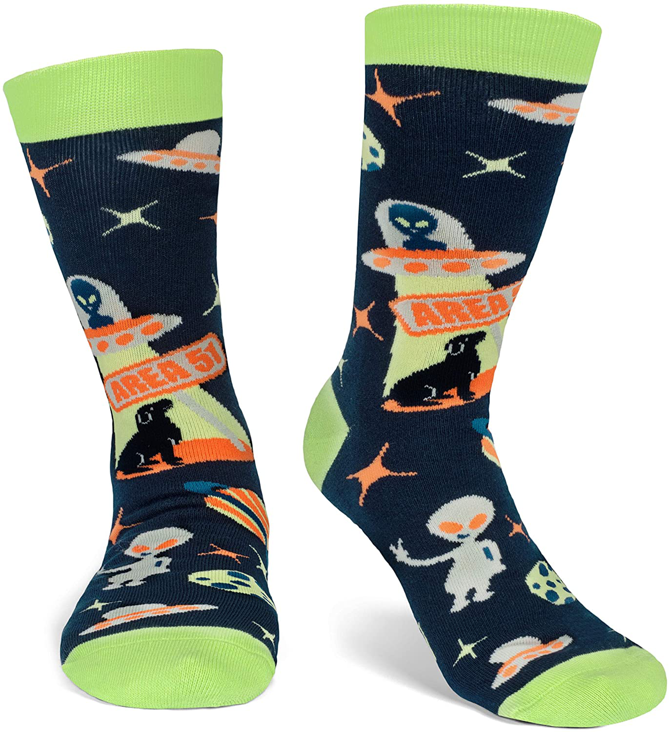 Funny Nerd Socks - Gift for Teachers, Students, Book Lovers, Math, Science Geeks